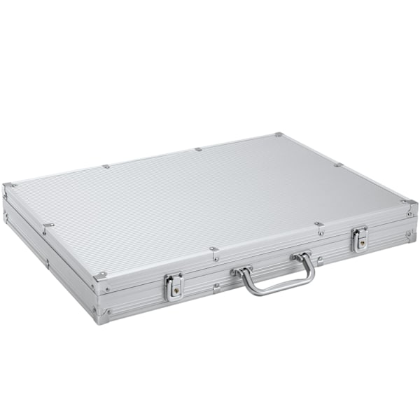 tectake Pokerset -  1000 delar Silver