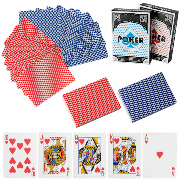 tectake Pokerset -  300 delar Silver