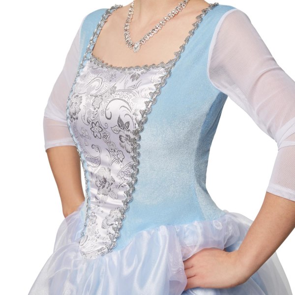 tectake Elegant prinsessklänning Cinderella White L