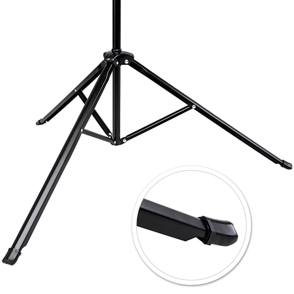 tectake Projektorduk med stativ - 152 x 152 cm Vit