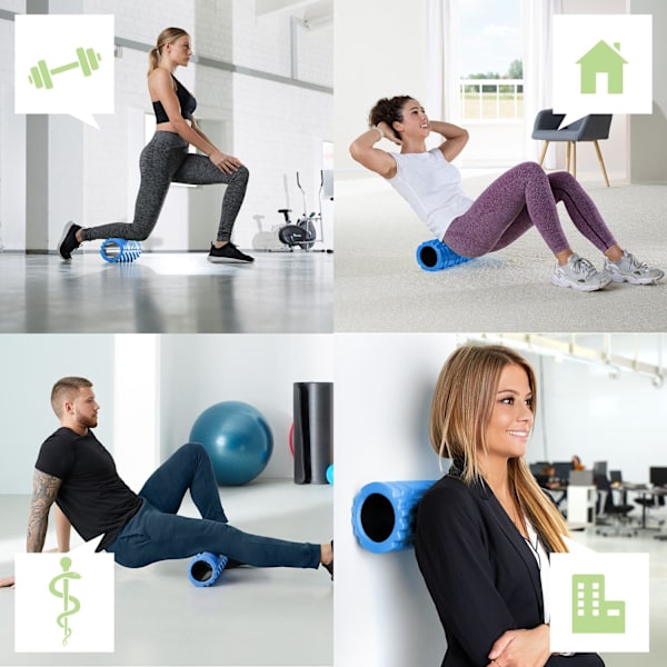 tectake Foam roller Blå