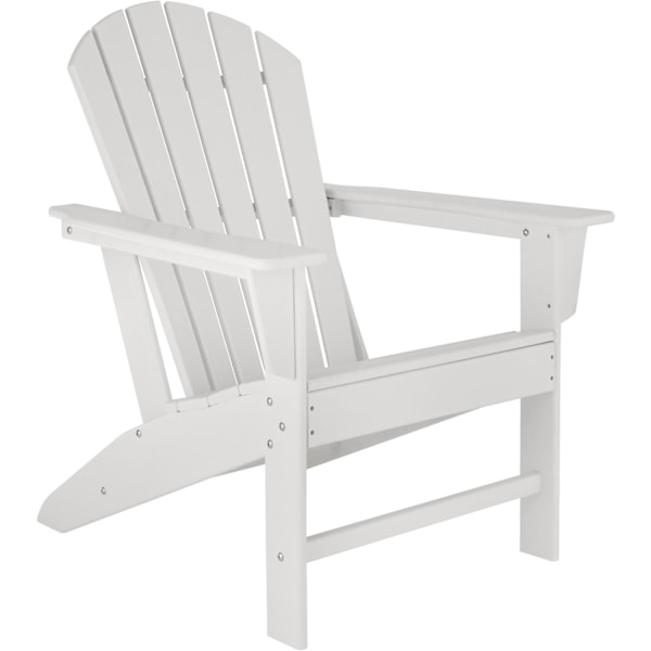 tectake Trädgårdsstol i Adirondack design Vit