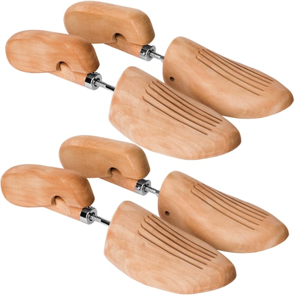 tectake Skoblock 2-par - 46-48 Brun