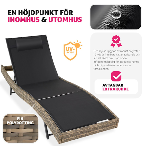 tectake Rotting solstol Moana Natur
