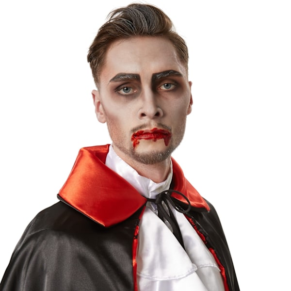 tectake Vampyrcape med fladdermusmotiv Röd