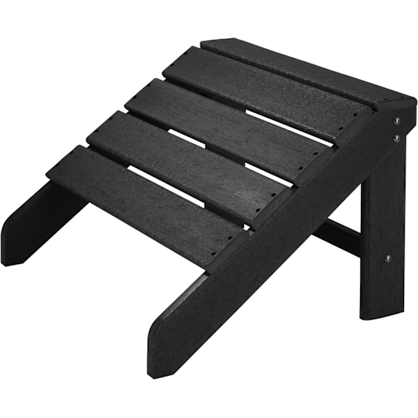 tectake Fotpall Svart