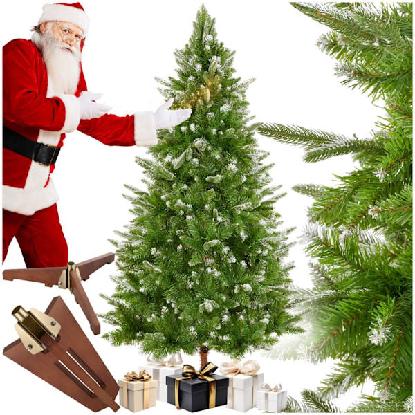 tectake Julgran konstgjord Blitzen, 180 cm, sprutgjutna granbarr Grön