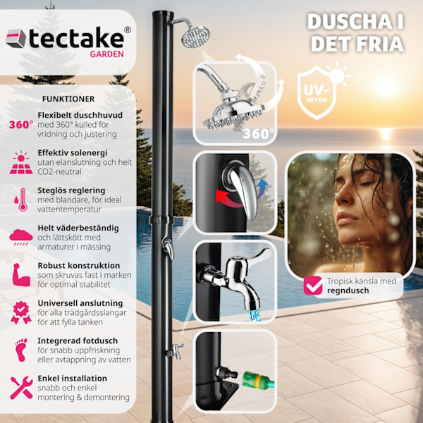 tectake Soldusch Tinto Svart