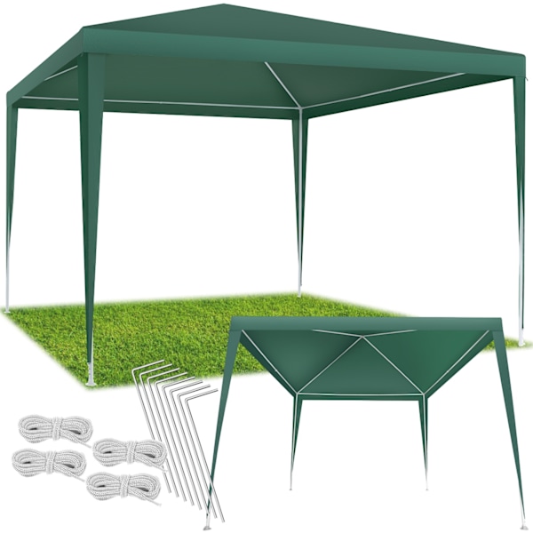 tectake Paviljong Kara 3x3 m Grön