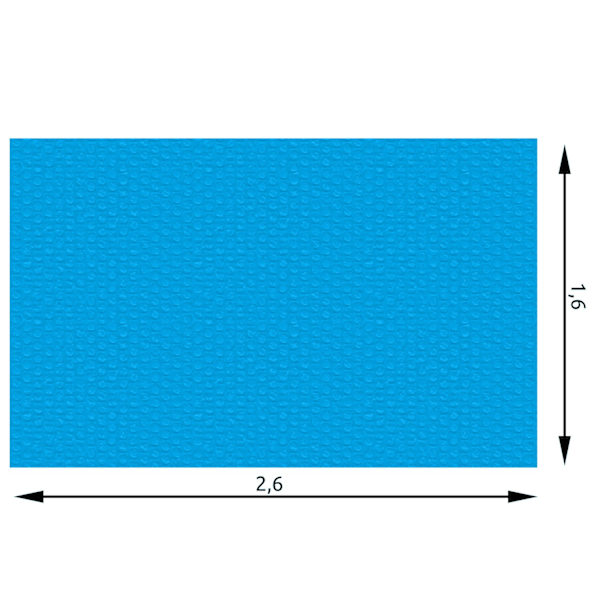 tectake Poolskydd rektangulär - 160 x 260 cm Blå