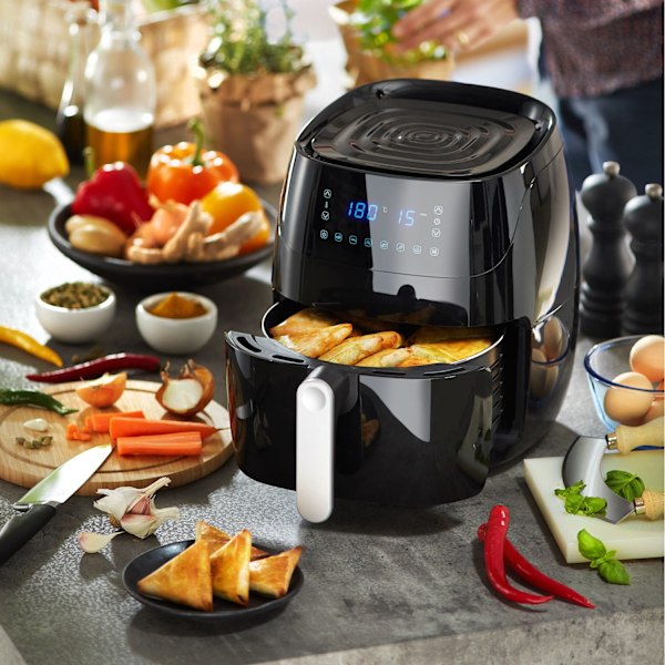 tectake Airfryer Yaiza 4.3 L Svart