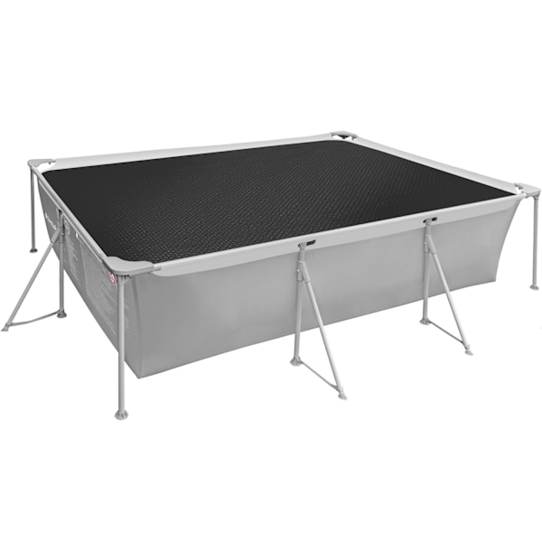 tectake Poolskydd rektangulär - 500 x 800 cm Svart