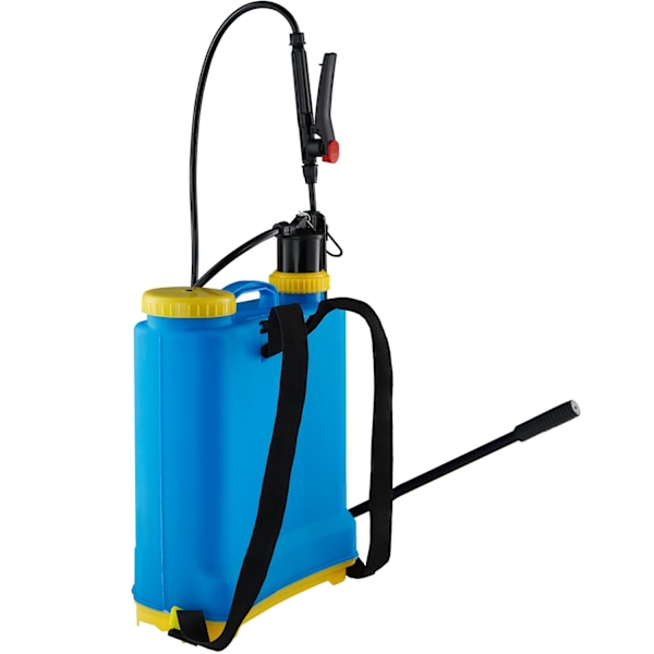 tectake Tryckspruta 16 L Blå