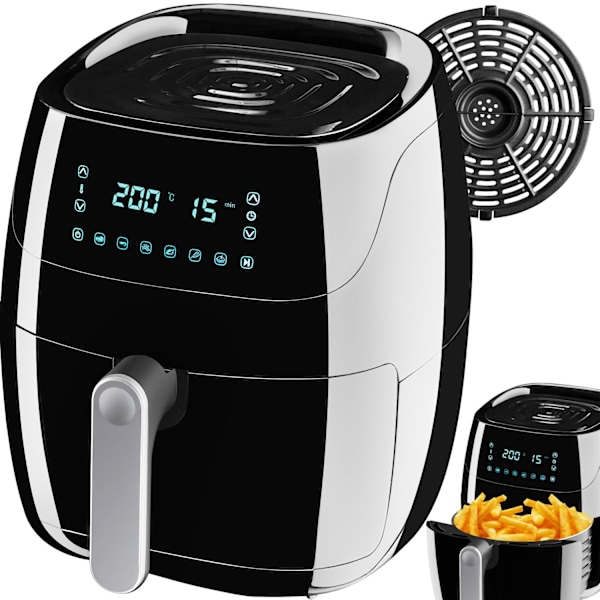 tectake Airfryer Yaiza 4.3 L Svart