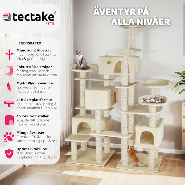 tectake Klösträd Entissar Beige