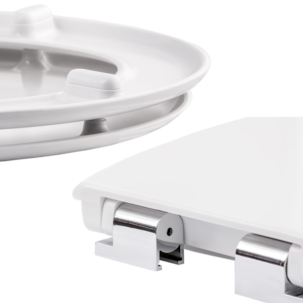 tectake Toalettsits med motiv Stonegrey