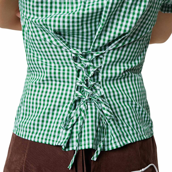 tectake Tracht-blus Ina Green XXL