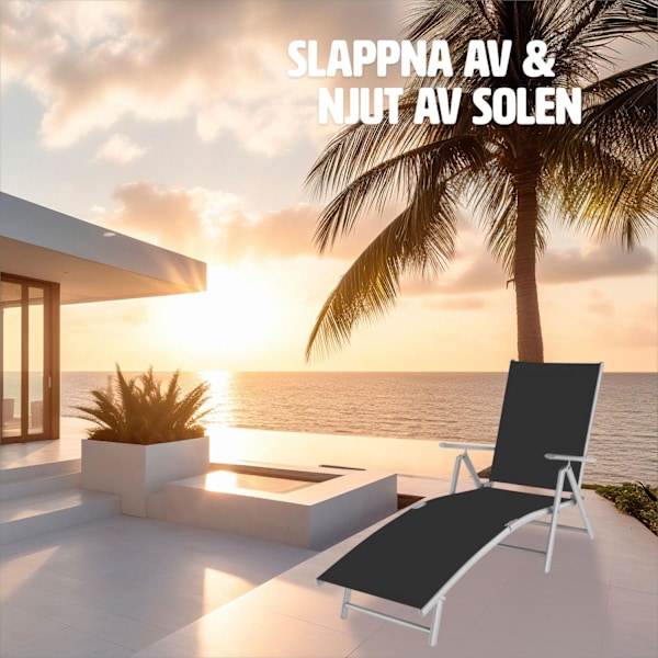 tectake Solsäng Marisol Silver