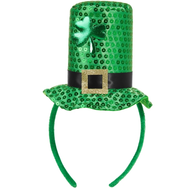 tectake St. Patrick’s Day minicylinderhatt grön klöver Grön