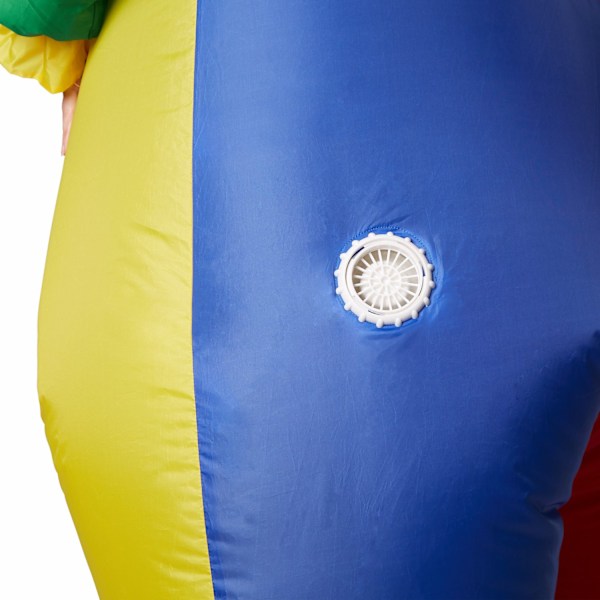 tectake Uppblåsbar dräkt Clown multifärg