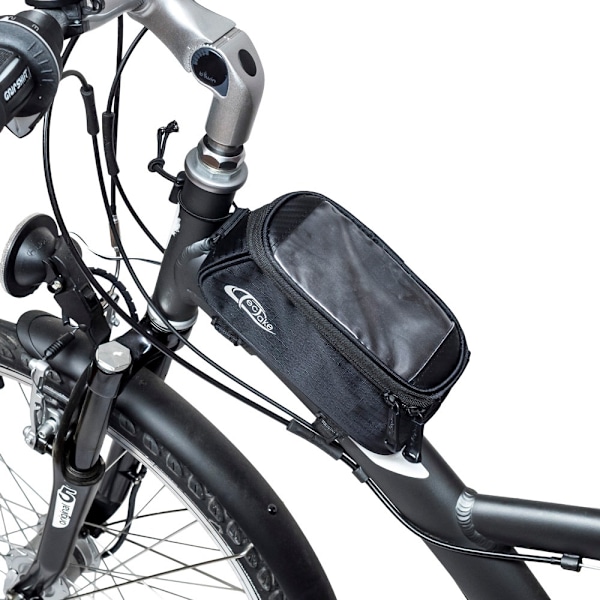 tectake Cykelväska för smartphones - 18 x 8,5 x 8,5 cm Svart