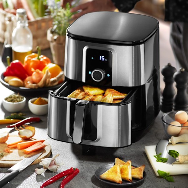 tectake Airfryer Ben 10.2 L Silver