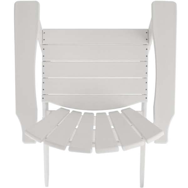 tectake Trädgårdsstol i Adirondack design Vit