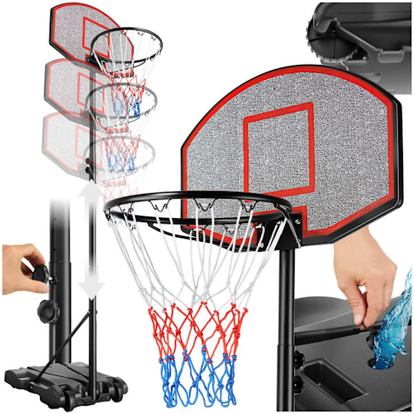 tectake Basketkorg Harlem Svart