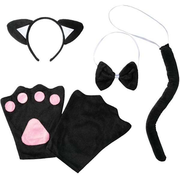 tectake Accessoar-set Katt Rosa