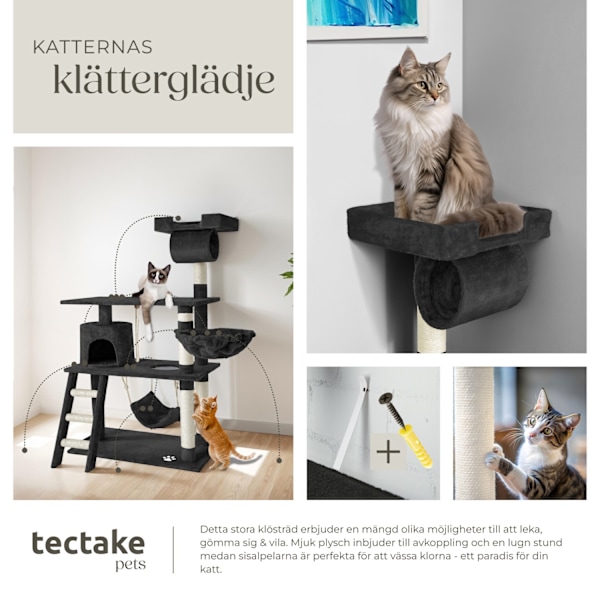 tectake Katt klösträd, Martin Svart