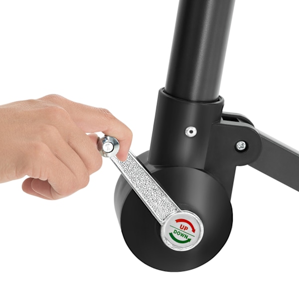 tectake Parasoll 350 cm grå