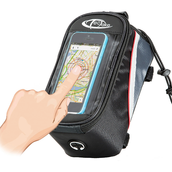 tectake Cykelväska för smartphones - 20,5 x 10 x 10,5 cm multifärg