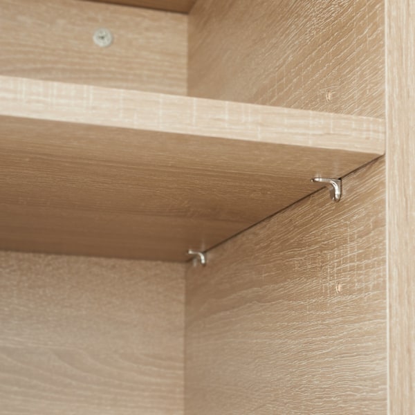 tectake Skänk Oldham 100x38x80,5cm Ljusbrun
