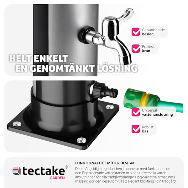 tectake Soldusch Tinto Silver