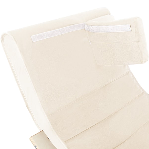 tectake Gungstol, fåtölj Onda Beige