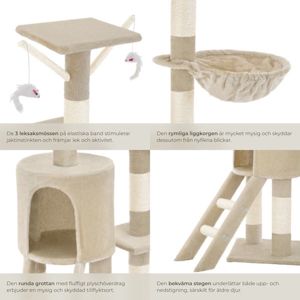 tectake Klösträd Dominik Beige
