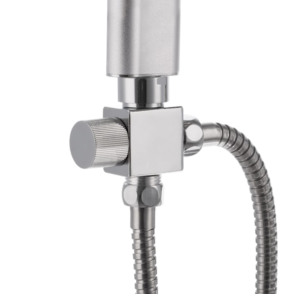 tectake Duschpanel SF-8612 Regndusch med handdusch grå