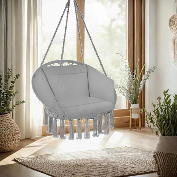 tectake Hängstol Grazia grå