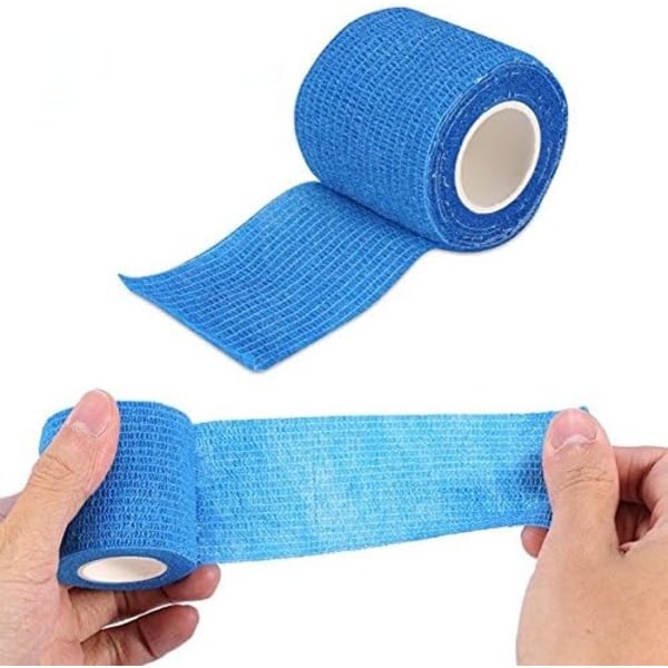 Självhäftande bandage - 12 rullar 5cm*4.5m, elastiskt självhäftande