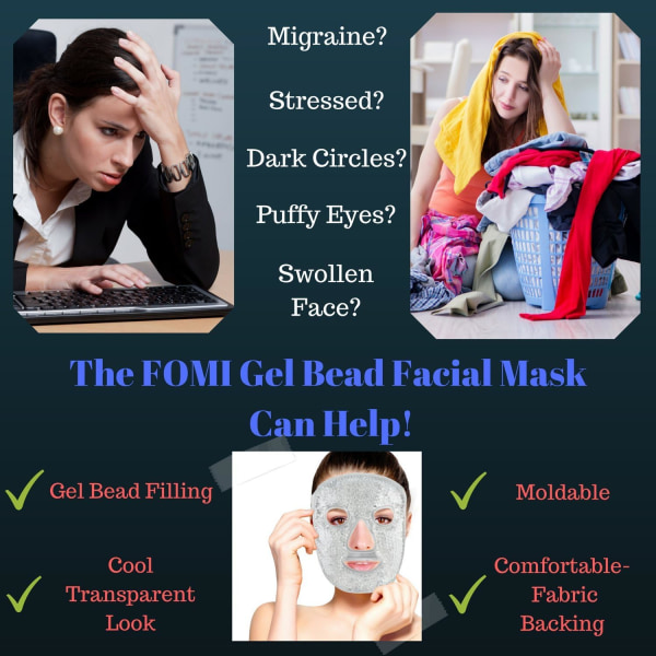 Gel Ice Pack Cold Pack Värme och kyla Therapy Mask-Anti-stress Mig