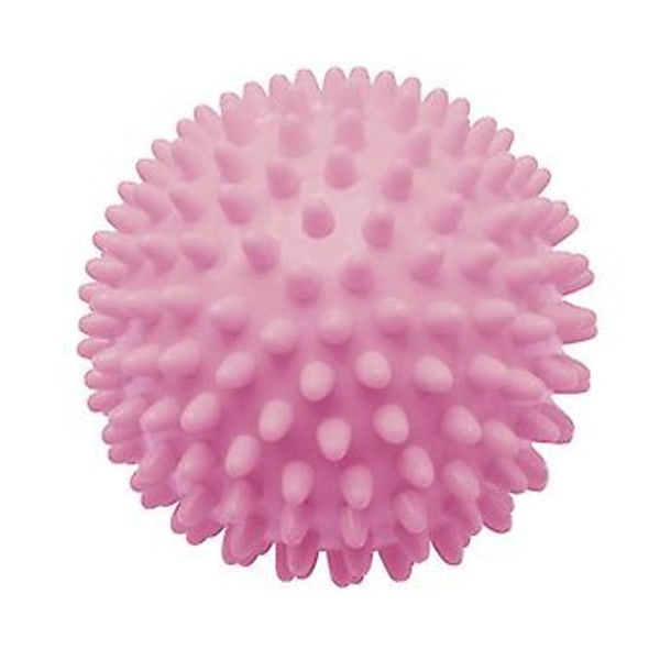 Spikiga massagebollar Igelkottbollar för självmassage Hårdare boll Bumpy massagerbollar Yogaboll Fitnessboll rosa