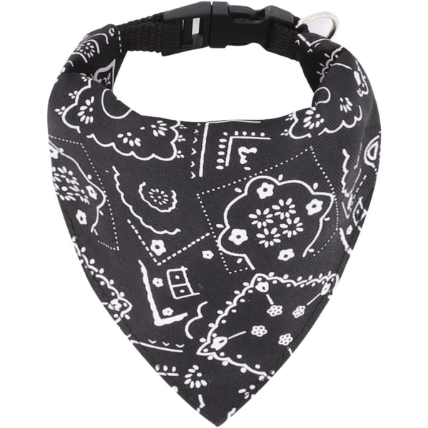 Justerbar Bandana Mode Hundhalsduk för Medelstora Hundar, Katter (L, Bl*