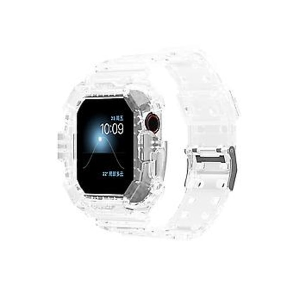 För Apple Watch iWatch 6/5/4 armband transparent fall resistant en armband 42/44mm iwatch transparent