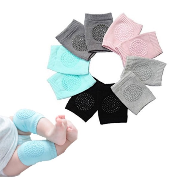 Babykryp-skydd mot halk, Unisex Baby Toddlers Knäskydd 5 par