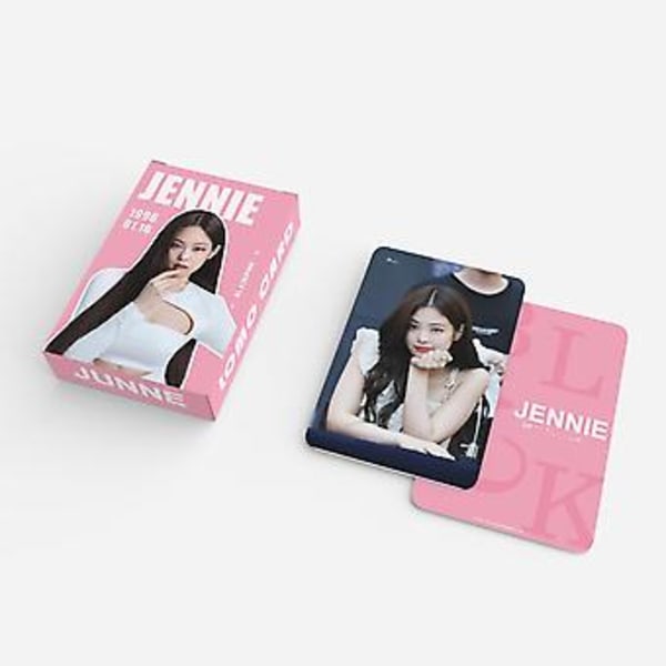 55 st Blackpink Lomo-kort Blackpink Album Kpop Postcards för Blink-samlingar (Jisoo)  Jennie