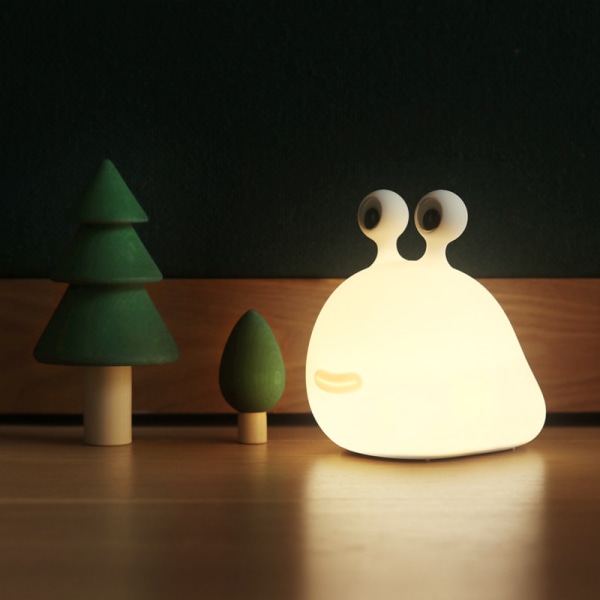 Slug Night Light, Nursery Squishy Lamp, Silikon Night Light för