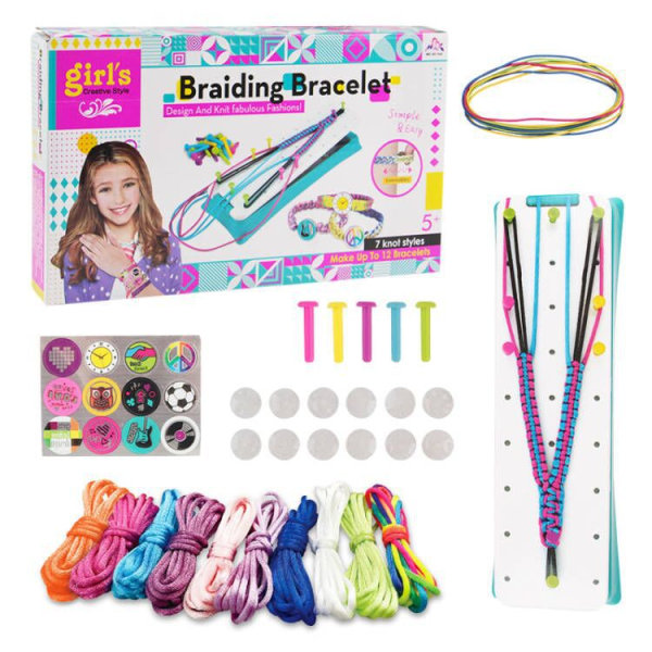 Armbandstillverkningssats för flickor, DIY Craft Kits Leksaker för 8-10 år