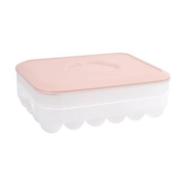 Bento Lunchbox Dumplinglåda Frysta Dumplingbricka Flera Lager Kylskåpsförvaring Färsk Hushåll Snabbfrusen Förvaringslåda C