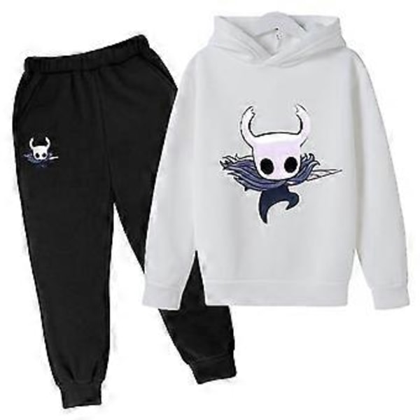 Het spel Hollow Knight Barnkläder för barn, Nya populära personliga Anime Hoodies, Harajuku Sweatshirts, Pojk Hoodie Set (100 (2 år) Lila)