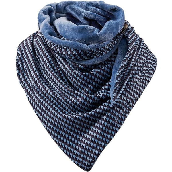 1 st Blå Sjal Kvinna Mode Chic Scarves Shawls Sjal Wrap Scarv*